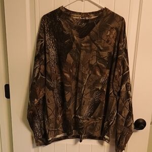 Men's XL Outfitters Ridge Realtree Camouflage Long Sleeve Shirt